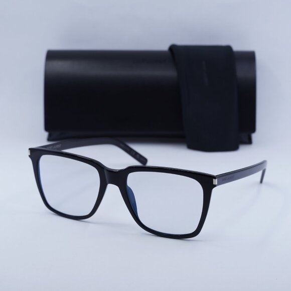 🕶️ New Saint Laurent SL717 SLIM SUN 001 Sunglasses - Black Frame - Picture 11 of 11